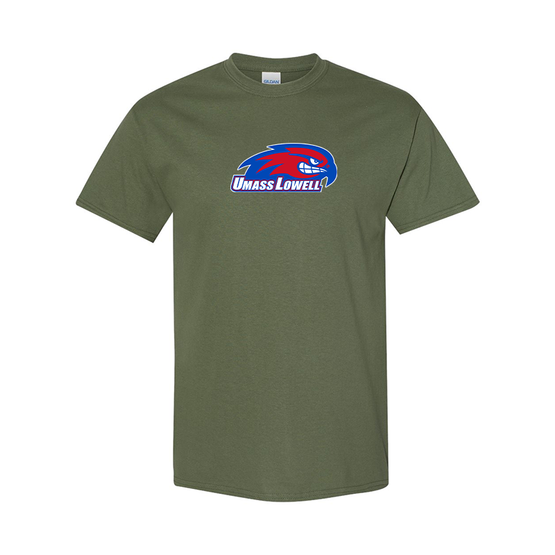 Men's  UMass Lowell River Hawks Gildan Heavy Cotton T-Shirt